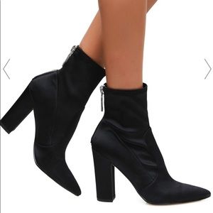 Dolce Vita Black Sock Bootie